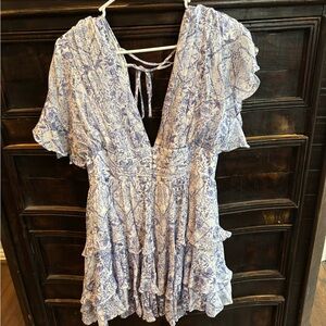 Floral Blue Women's dress